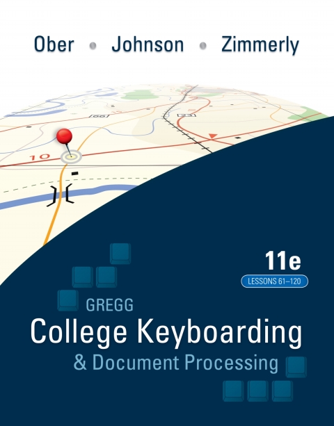 Book Gregg College Keyboading & Document Processing (GDP); Lessons 61-120 text free