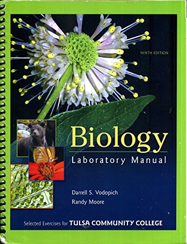 Book Biology Laboratory Manual Selected Excerpts for Tulsa Community College free