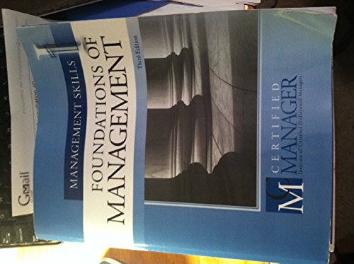 Book Foundation of Management (Management Skills 1) free