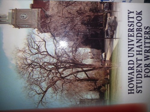 Book Howard University Student Handbook for Writers free