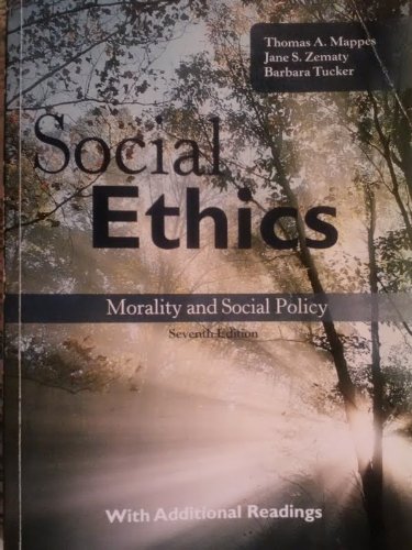 Book Social Ethics: Morality and Social Policy w/ Additional Readings 7th Edition free