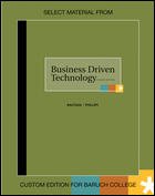 Book Business Driven Technology, Fourth Edition Custom Edition For Baruch College free
