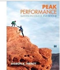 Book Peak Performance Success in College and Beyond, 8th Edition free