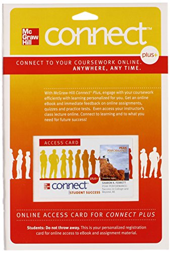 Book Connect 1-Semester Access Card for Peak Performance free