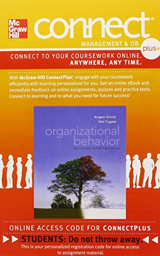 Book Connect 1-Semester Access Card for Organizational Behavior: Key Concepts, Skills & Best Practices free