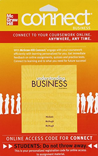 Book Connect Business with LearnSmart 1 Semester Access Card to accompany Understanding Business free