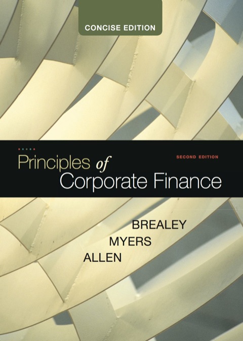 Book Principles of Corporate Finance, Concise free