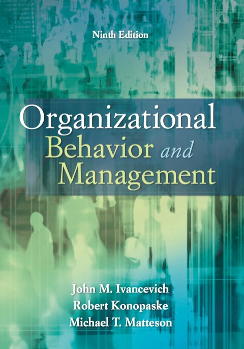 Book Organizational Behavior and Management free