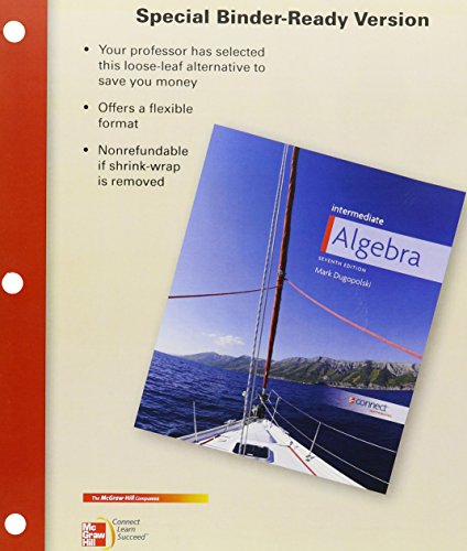 Book LOOSE LEAF VERSION FOR INTERMEDIATE ALGEBRA free