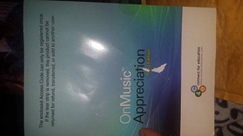 Book ONMUSIC APPRECIATION 3.0 free