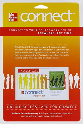 Book Connect Access Card for A Child's World: Infancy Through Adolescence free