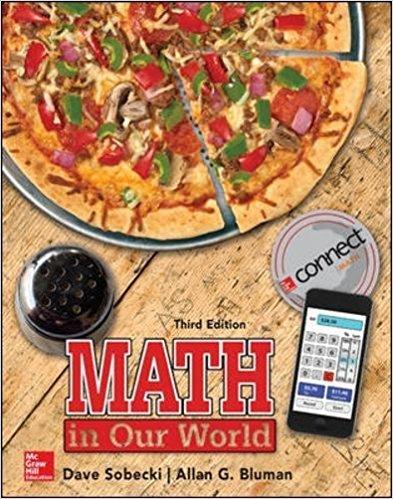 Book Math in Our World Hardcover 3rd. Instructor's Edition Sobecki free