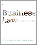 Book Loose-Leaf for Brown Business Law free