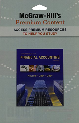 Book Premium Content Access Card for Fundamentals of Financial Accounting free