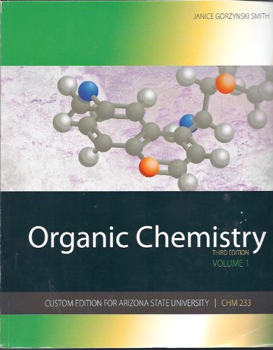 Book Organic Chemistry, Vol. 1, Custom edition for Arizona State University, CHM 233 free