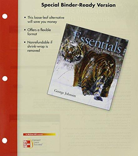 Book Loose Leaf Version for Essentials of The Living World free