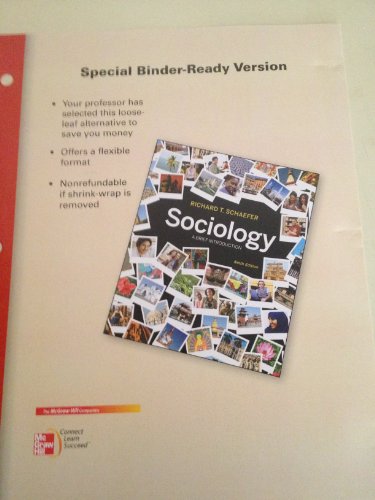 Book Looseleaf for Sociology: A Brief Introduction free