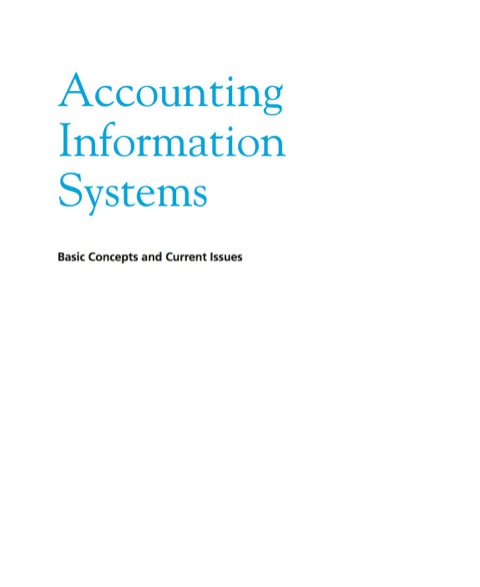 Book Accounting Information Systems free
