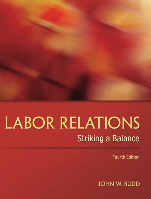 Book Labor Relations: Striking a Balance free