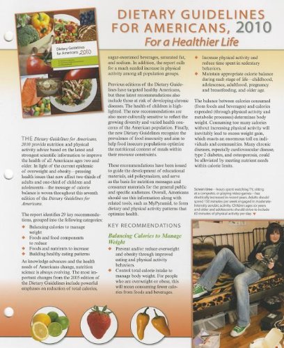 Book Dietary Guidelines (2010) Update Resource free