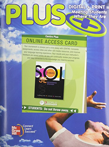 Book Plus W/ Online Access Card: McGraw-Hill's Teaching and Learning Program for Beginning Spanish free