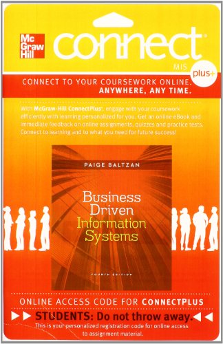 Book Connect Access Card for Business Driven Information Systems free