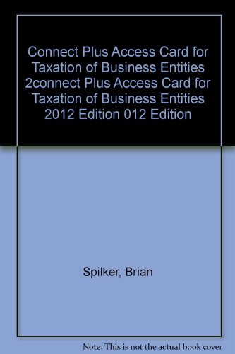 Book Connect Plus Access Card for Taxation of Business Entities 2012 Edition free