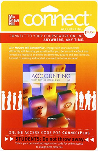 Book Connect 1-Semester Access Card for Accounting: What the Numbers Mean free