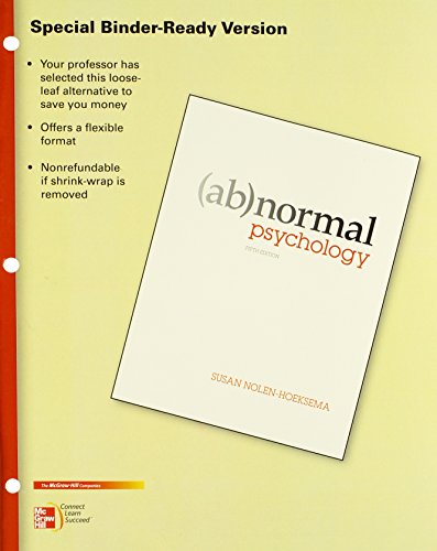 Book Looseleaf for Abnormal Psychology free