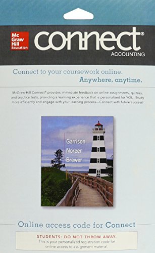 Book Connect Accounting with LearnSmart 1 Semester Access Card for Managerial Accounting free