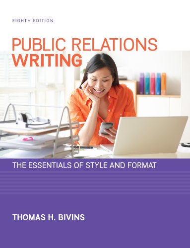 Book Public Relations Writing: The Essentials of Style and Format, 8th edition free