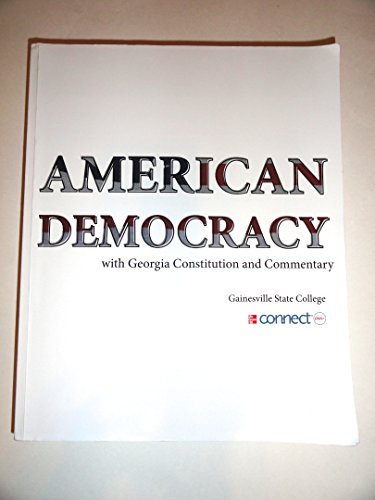 Book American Democracy with Georgia Constitution and Commentary free