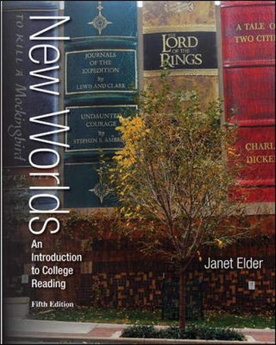 Book Annotated Instructor's Edition for New Worlds: An Introduction to College Reading free