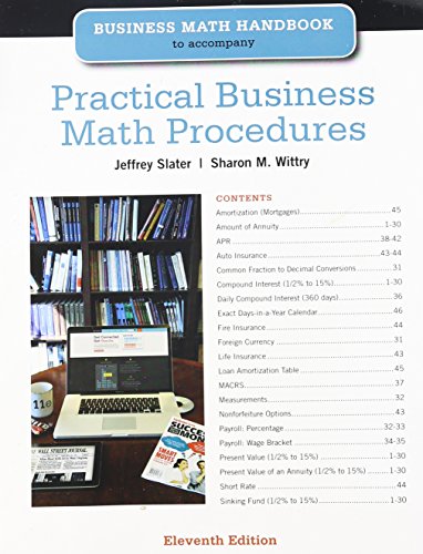Book PRAC.BUS.MATH PROC.-BUSINESS MATH HNDBK free