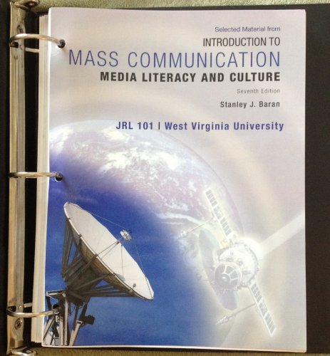 Book introduction to mass communication (media literacy and culture, jrl 101) free