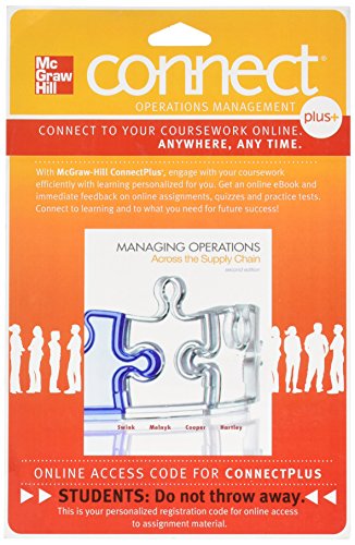 Book Connect 1-Semester Access Card for Managing Operations Across the Supply Chain free