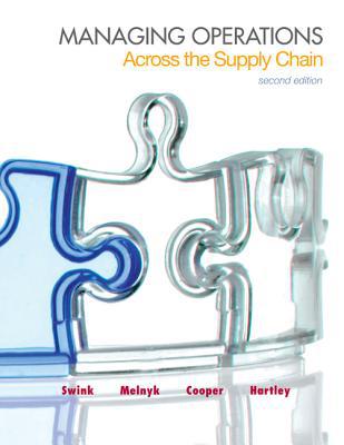 Book LOOSE-LEAF MANAGING OPERATIONS ACROSS THE SUPPLY CHAIN free