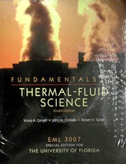 Book Fundamentals of Thermal-fluid Sciences Special Edition for University of Florida free