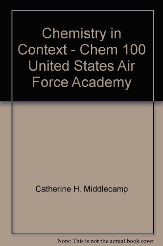 Book Chemistry in Context - Chem 100 United States Air Force Academy free