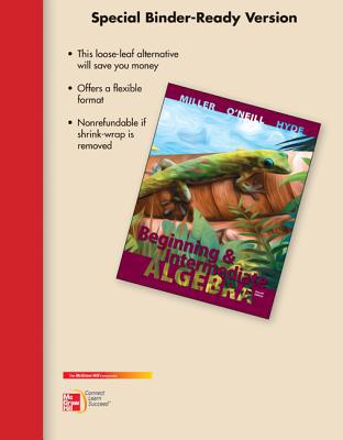 Book Studyguide for Beginning and Intermediate Algebra by Miller, Julie, ISBN 9780077543457 free