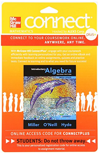 Book Connect Math hosted by ALEKS Access Card 52 Weeks for Introductory Algebra free