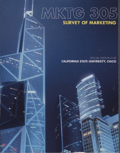 Book MKTG 305: Survey of Marketing-CSU-Chico free