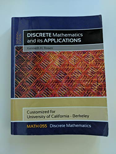 Book Discrete Mathematics and its Applications, Customized for University of California-Berkeley free