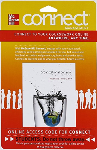 Book CONNECT ORGANIZATIONAL BEHAVIOR 1S ACCESS CARD free