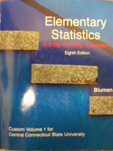 Book ELEMENTARY STATISTICS,VOL.1 >C free