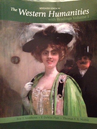 Book Seventh Edition Western Humanities with Reading Volume I free
