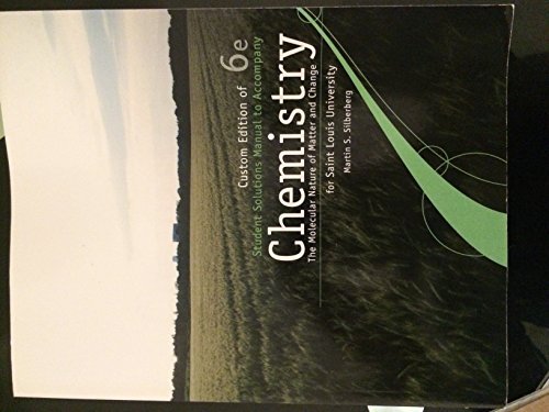Book Custom Edition of Chemistry: The Molecular Nature of Matter and Change by Martin S. Silberberg (2012-08-01) free