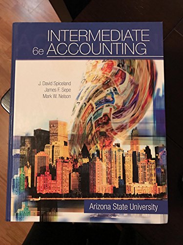 Book Intermediate Accounting Custom edition for Arizona State University free