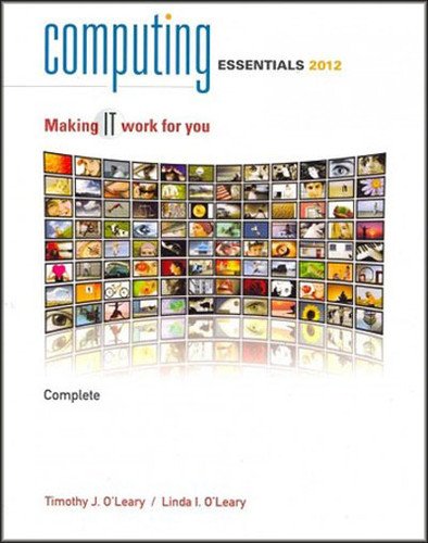 Book Computing Essentials 2012 free