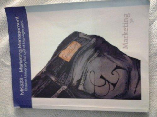 Book Mk323- Marketing Management Boston University School Of Management free